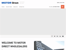 Tablet Screenshot of motordirect.com.au